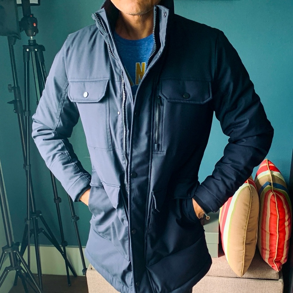 ZARA Water Repellent Traveler Puffer Parka; New (never worn).